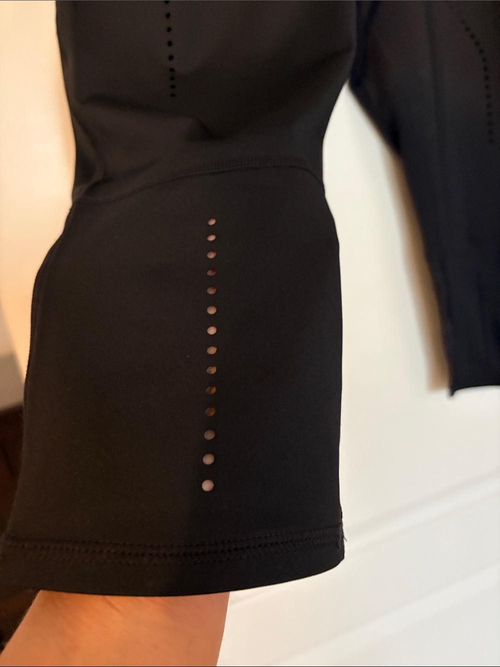 Zella Black Performance Leggings with Perforated Design NWT size XXL - Picture 6 of 8